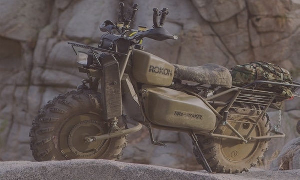 Rokon Motorcycle for Hunters