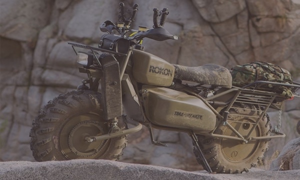 rokon 2 wheel drive motorcycle